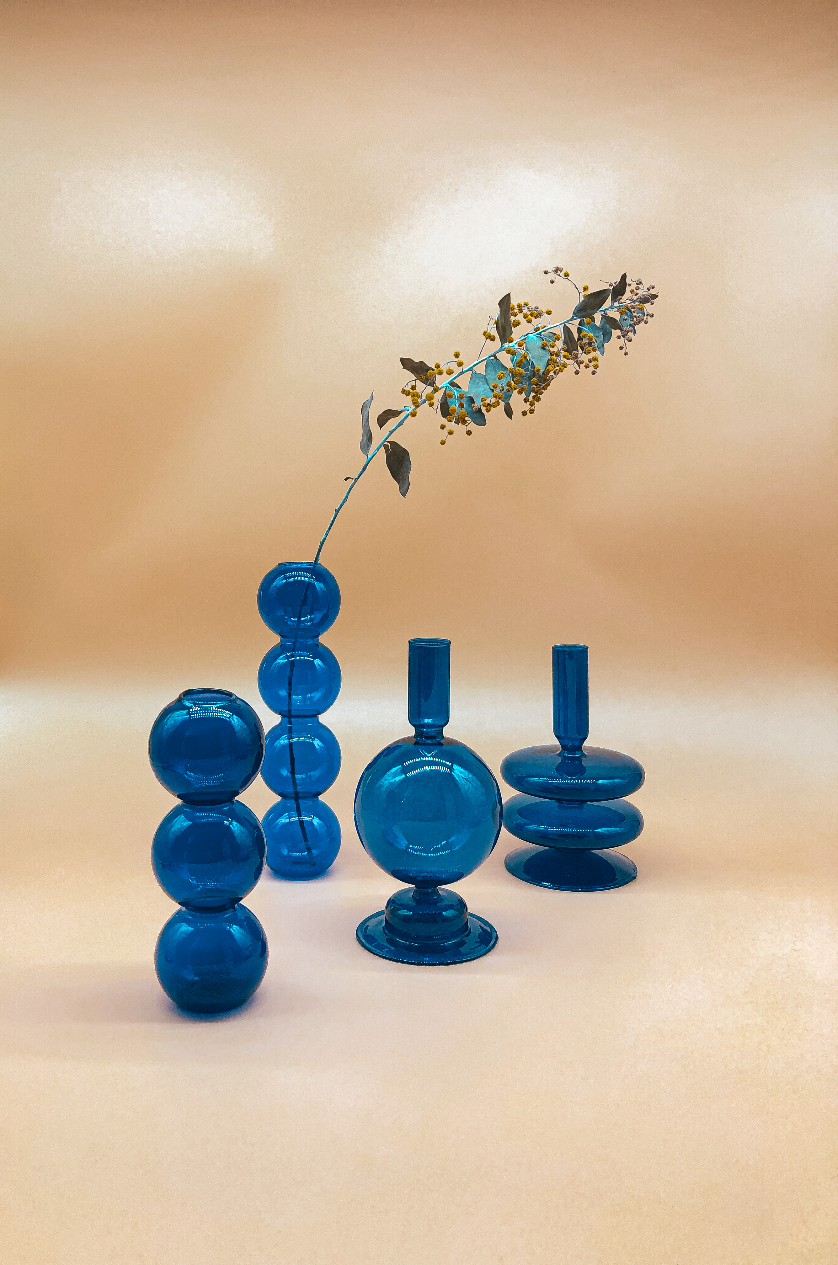 Ultramarine Bubble Vases by PROSE Botanical