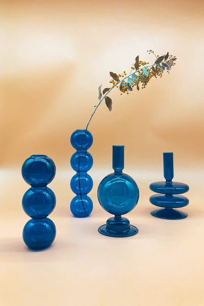 Balloon Candle Holder in Ultramarine by PROSE Décor