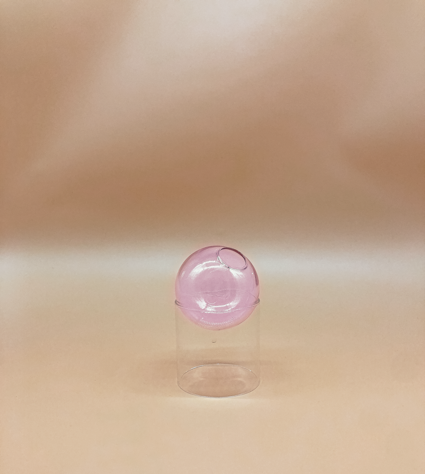 Fishbowl Mini Vase in Rosé by PROSE Botanical