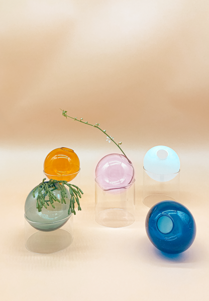 Fishbowl Mini Vase in Ultramarine by PROSE Botanical