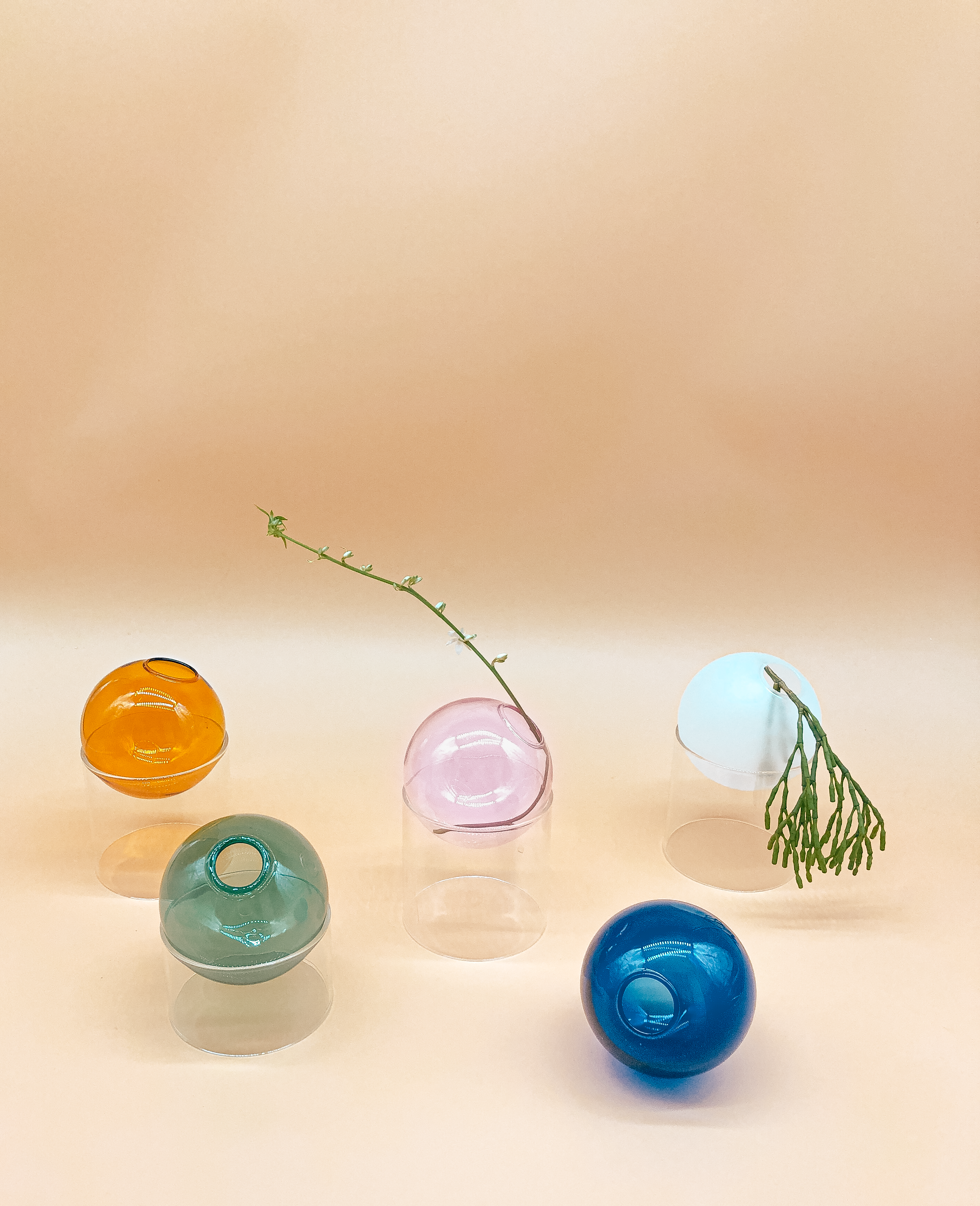 Fishbowl Mini Vase in Sage by PROSE Botanical