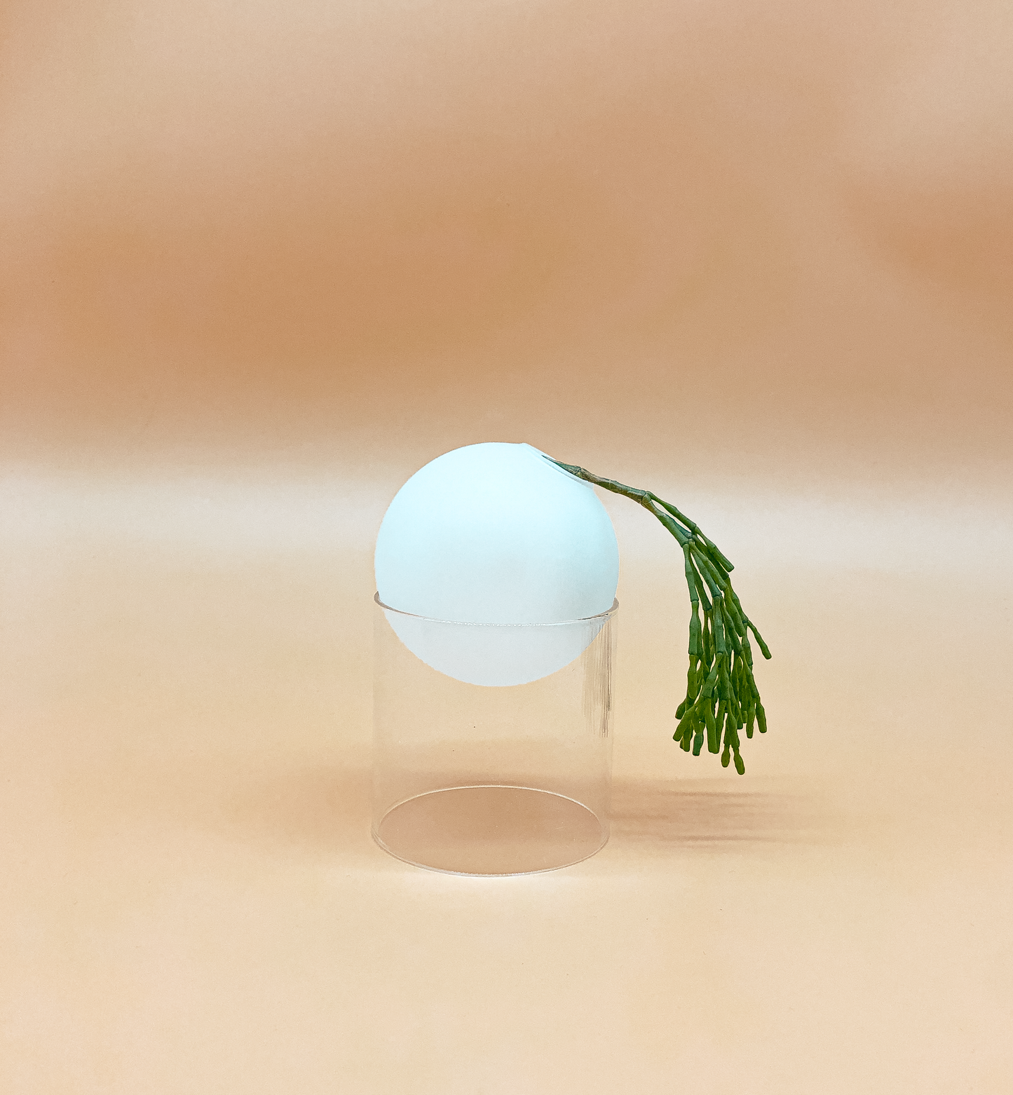 Fishbowl Mini Vase in White by PROSE Botanical