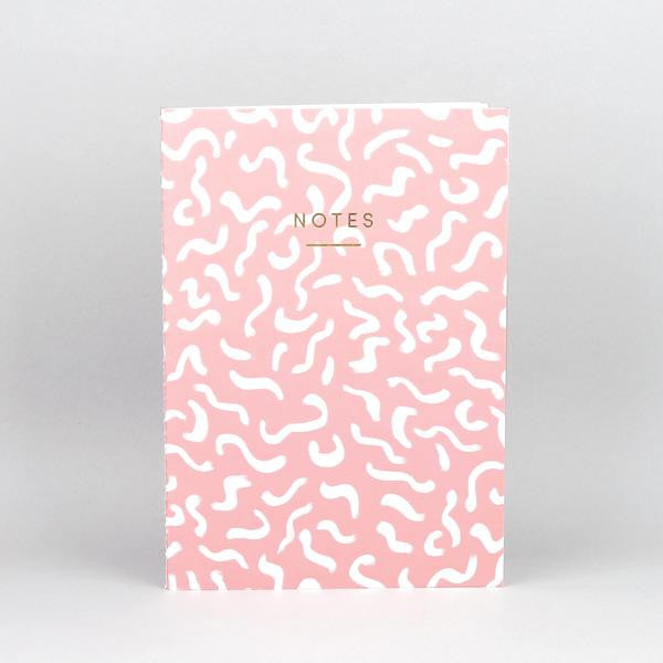 'Wiggle' Notebook (Pink)