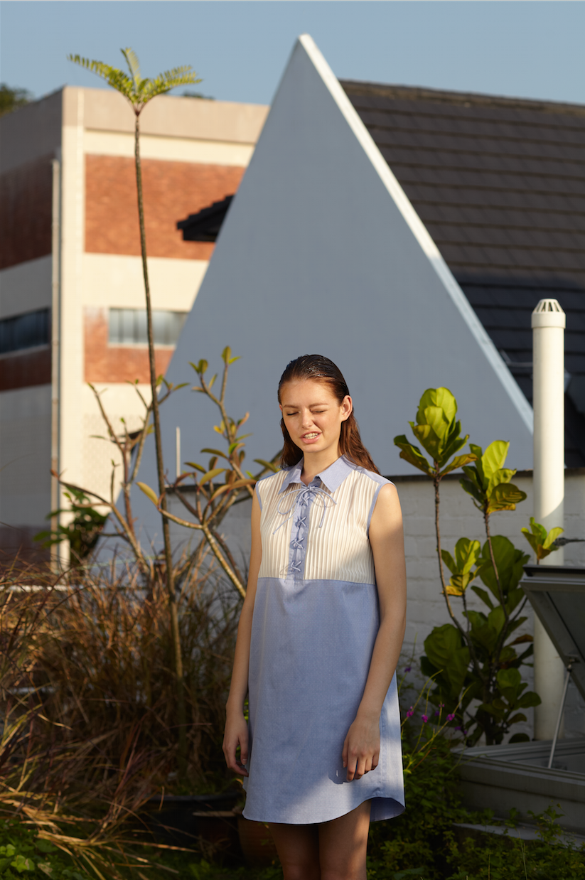 Collared Shirt Dress by Ultramarine