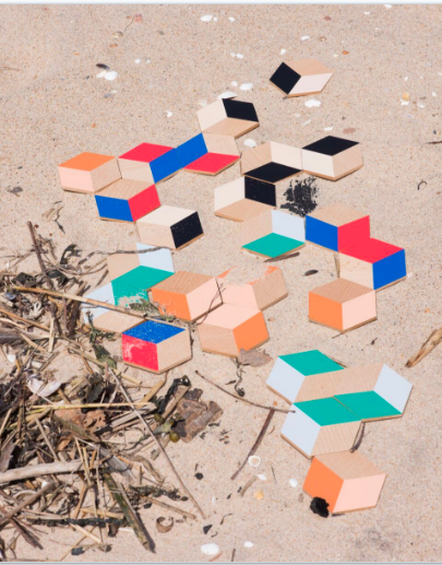 Table Tiles - Green/Gray - Emporium of the Modern Man
 - 5