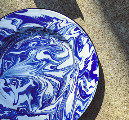 Ultramarine Marbled Enamel Series PREORDER by PROSE Tabletop