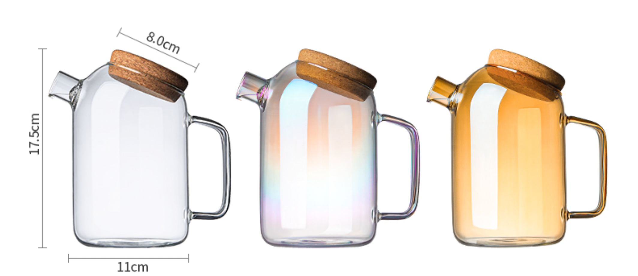 Iridescent Water Pitcher by PROSE Tabletop