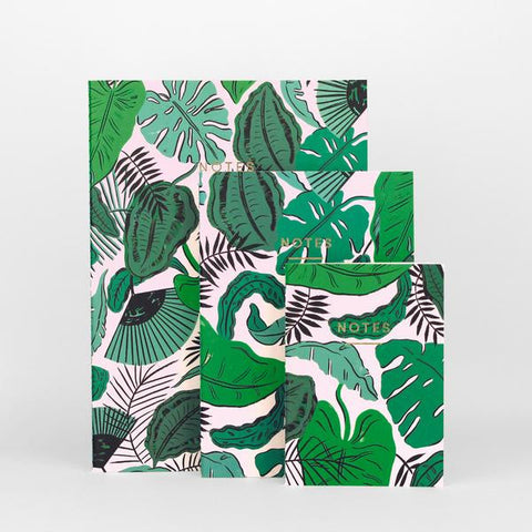 'Tropical Leaves' Notebook