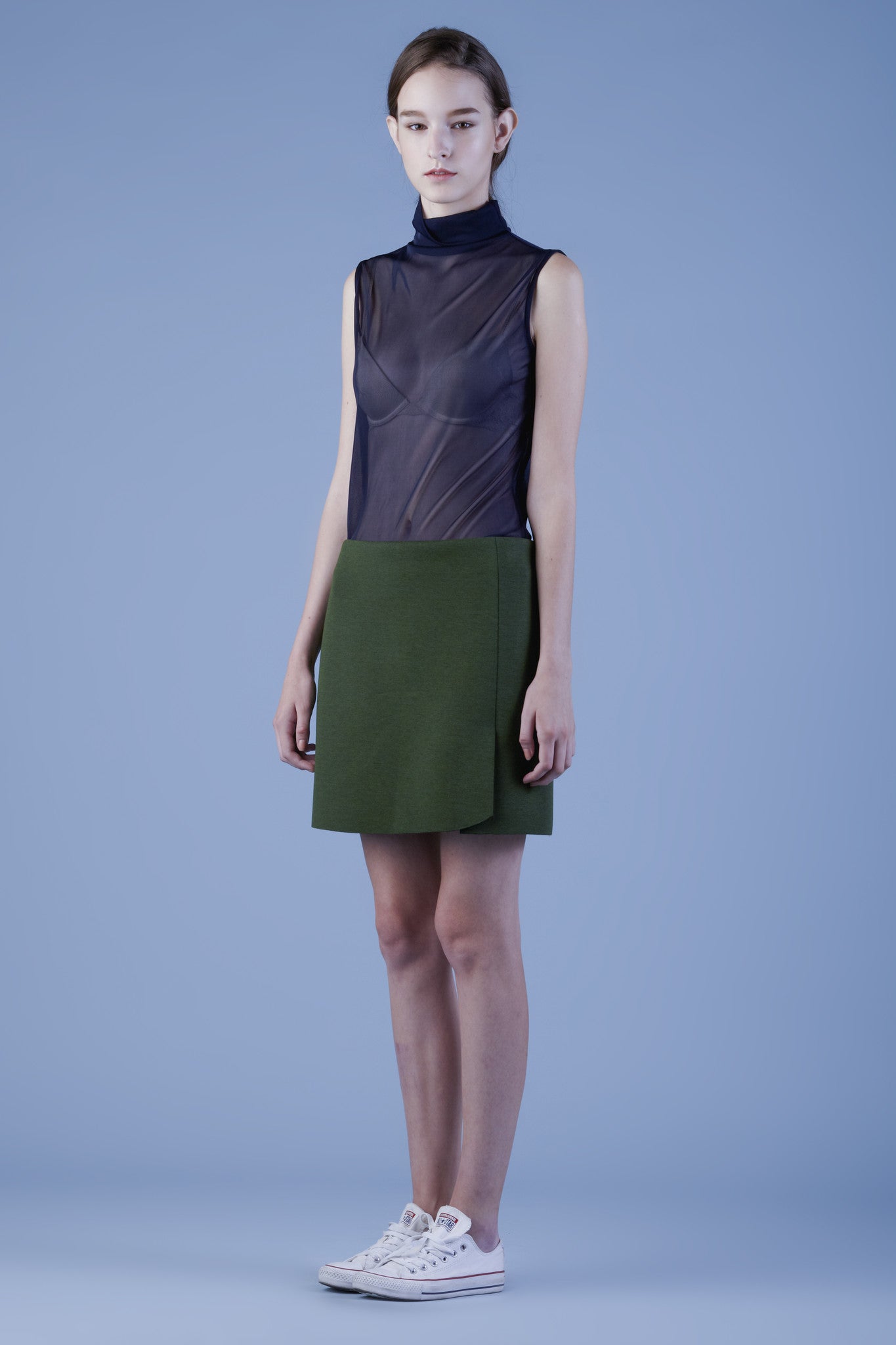 Micro Mesh Turtleneck Sleeveless Top #02 - Emporium of the Modern Man
 - 3