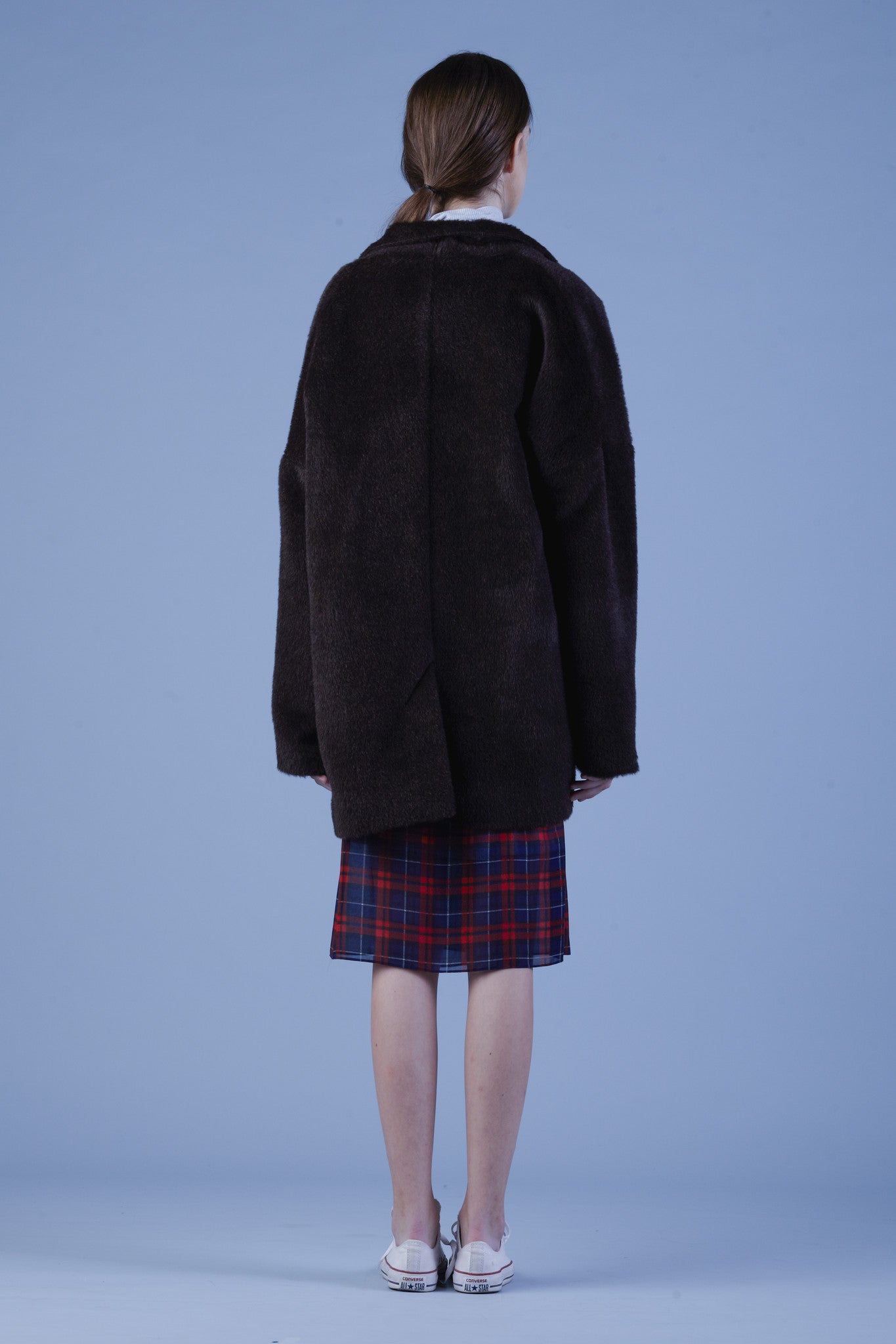 Wool Blend Boyfriend Coat #21b