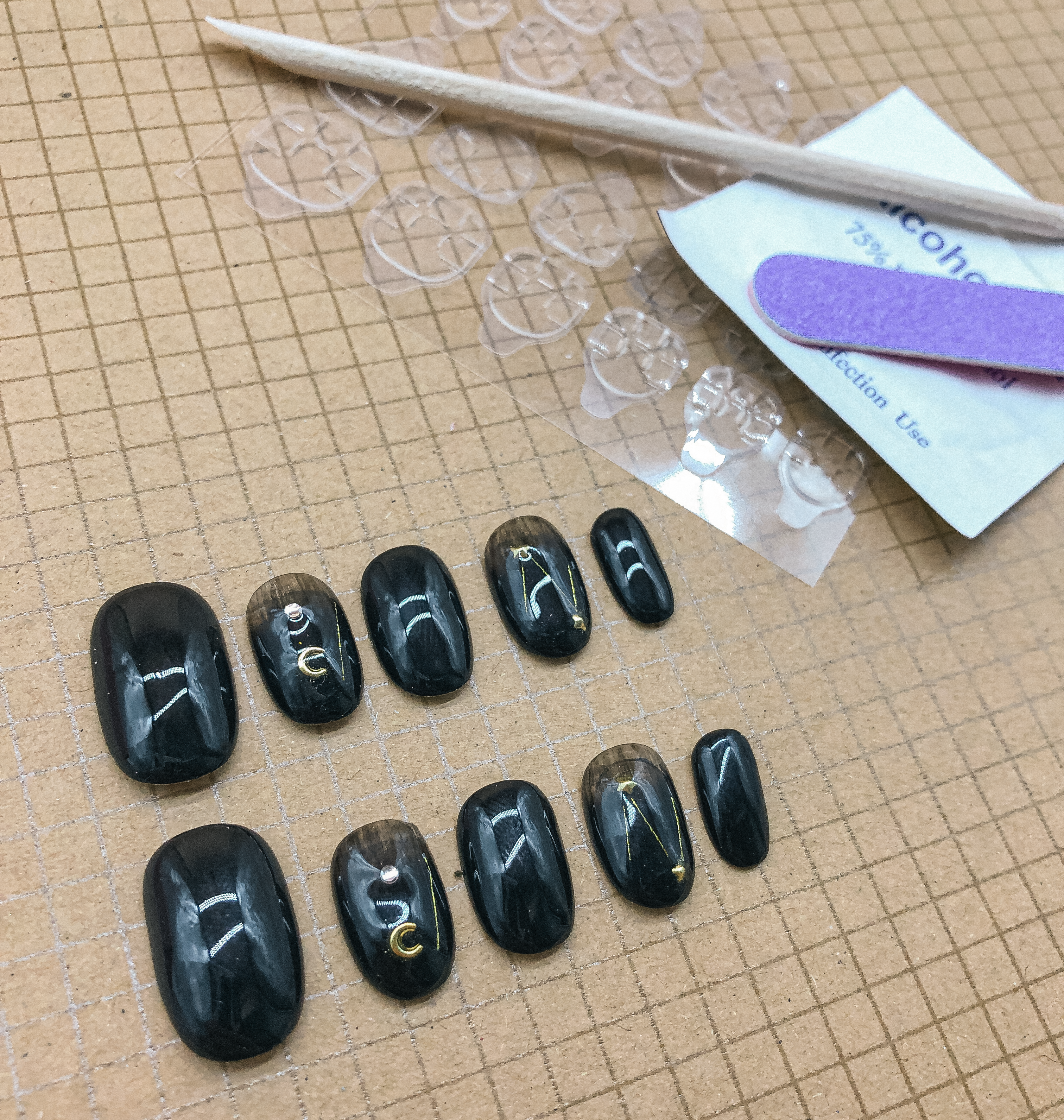Witching Hour Press On Nails (Custom) by Veronique