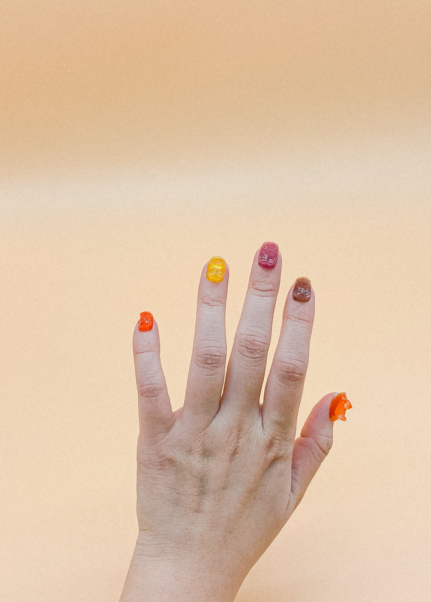 Gummy Bear Press On Nails (Custom) by Veronique