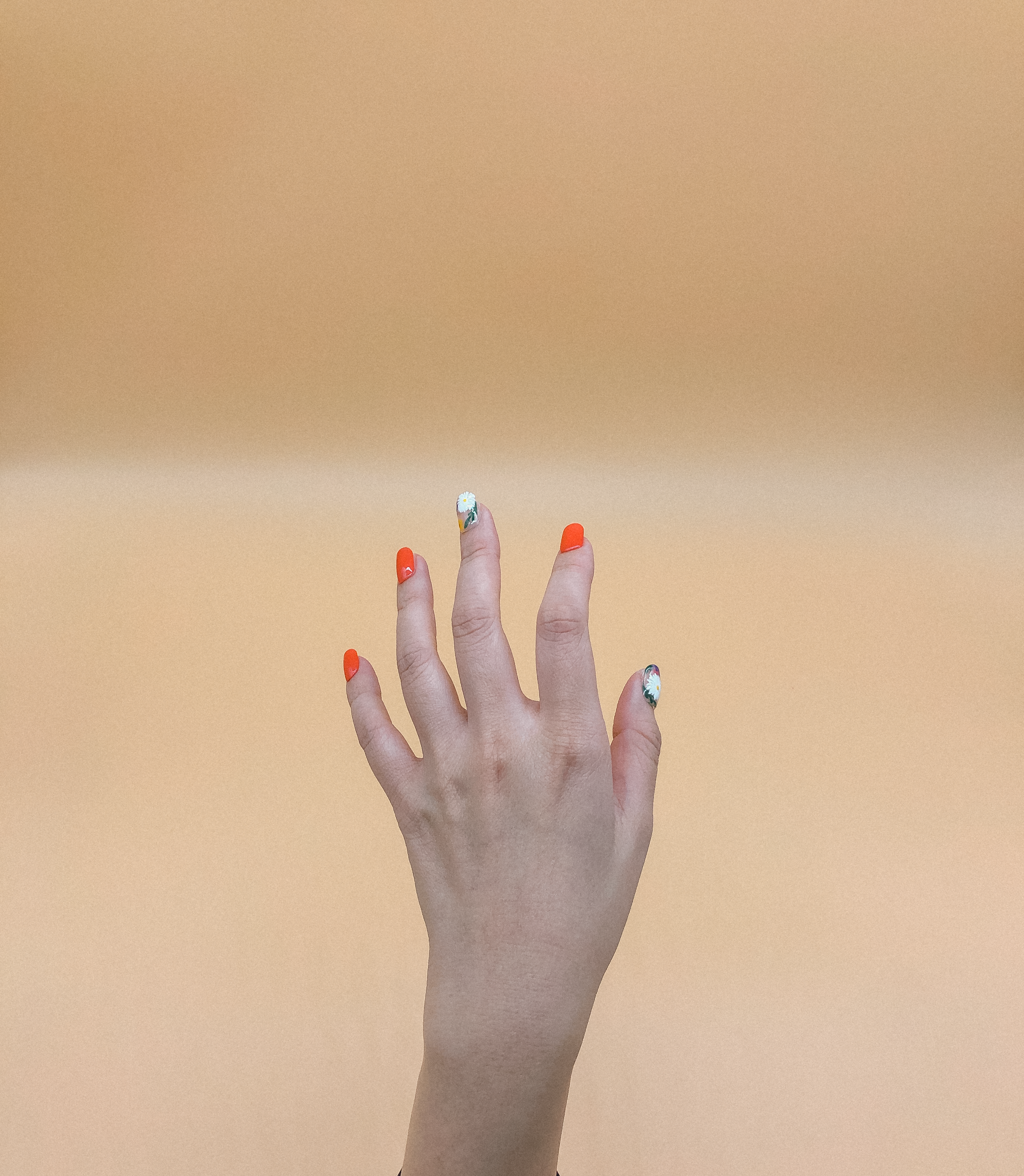 Orange Blossom Press On Nails (Custom) by Veronique