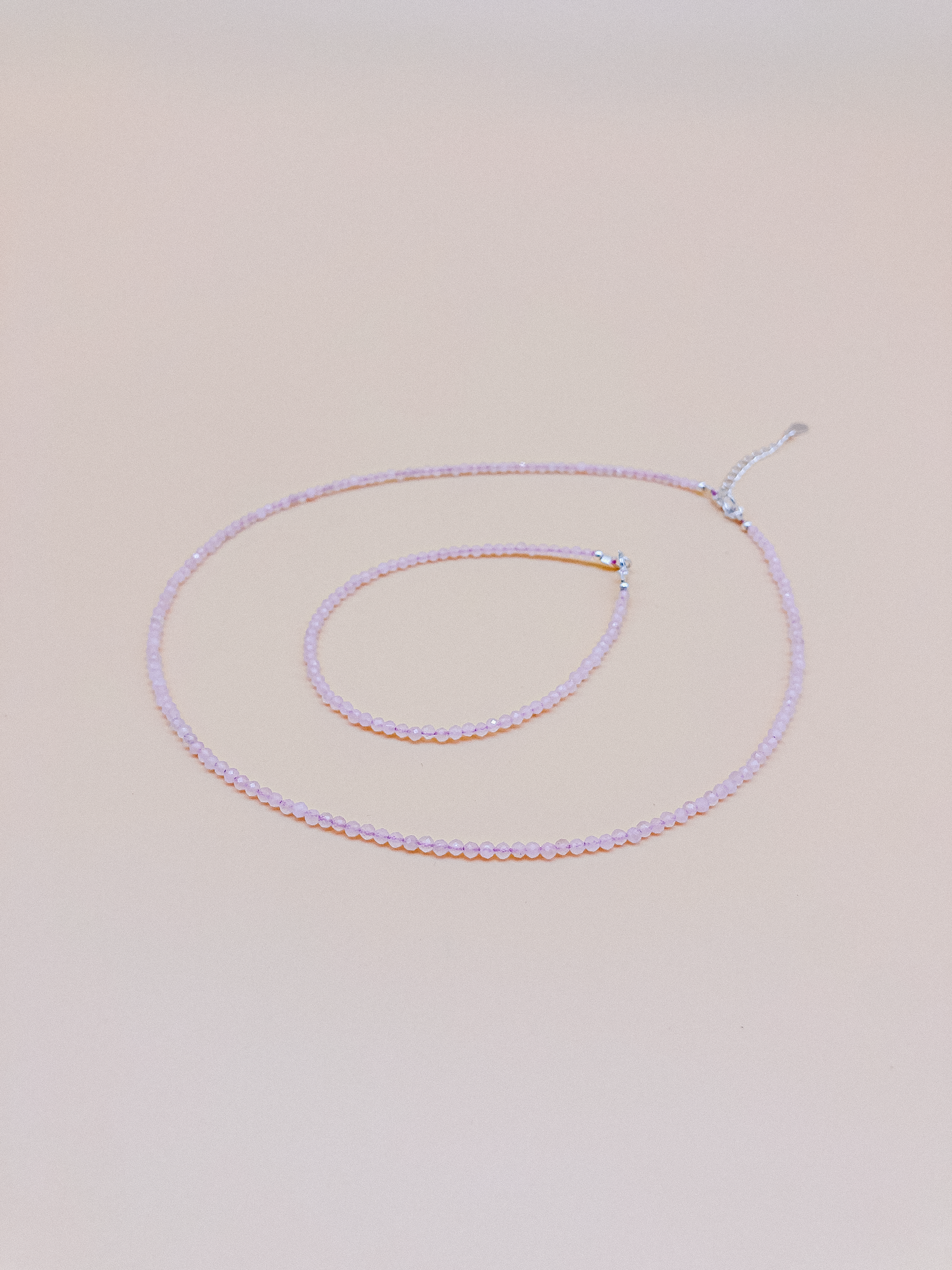 Rose Quartz Jewelry Set by Veronique