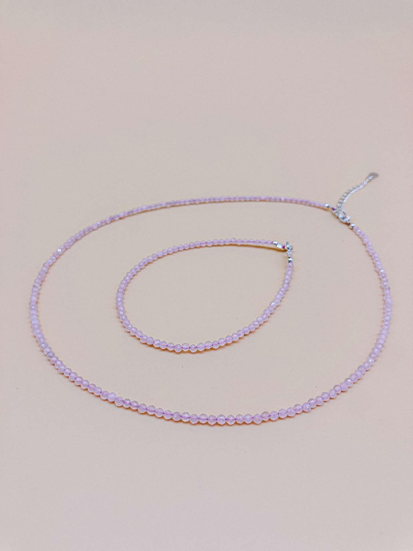 Rose Quartz Jewelry Set by Veronique