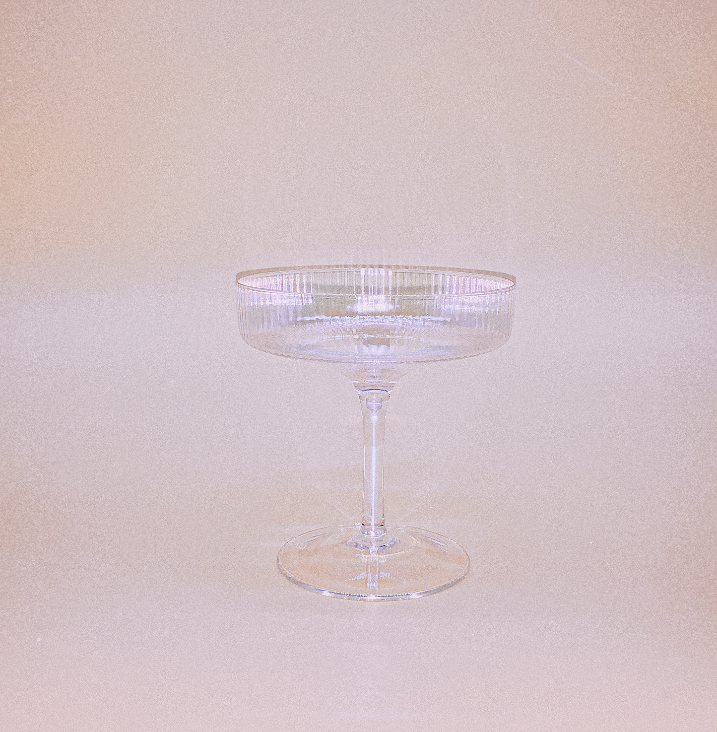 Holographic Champagne Coupe by PROSE Tabletop