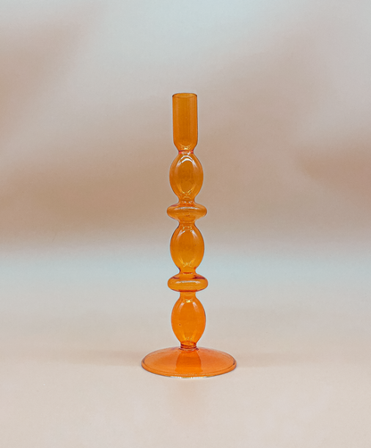 Vintage Tangerine Candle Holder by PROSE Tabletop