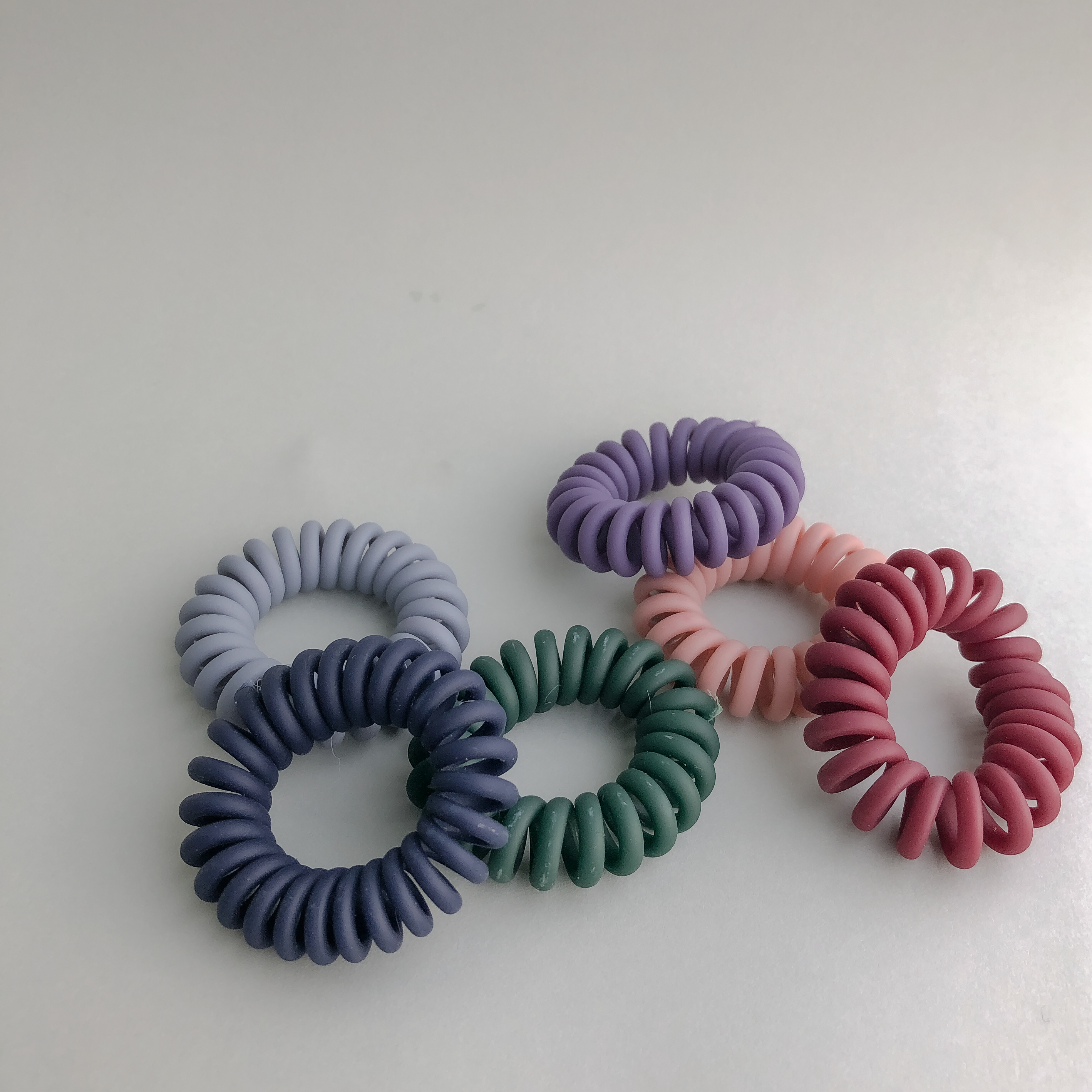 Matte Phonecord Hairties by Veronique