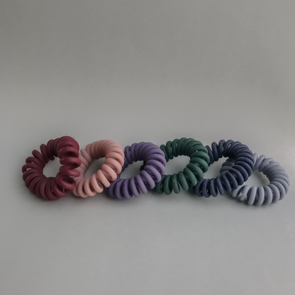 Matte Phonecord Hairties by Veronique