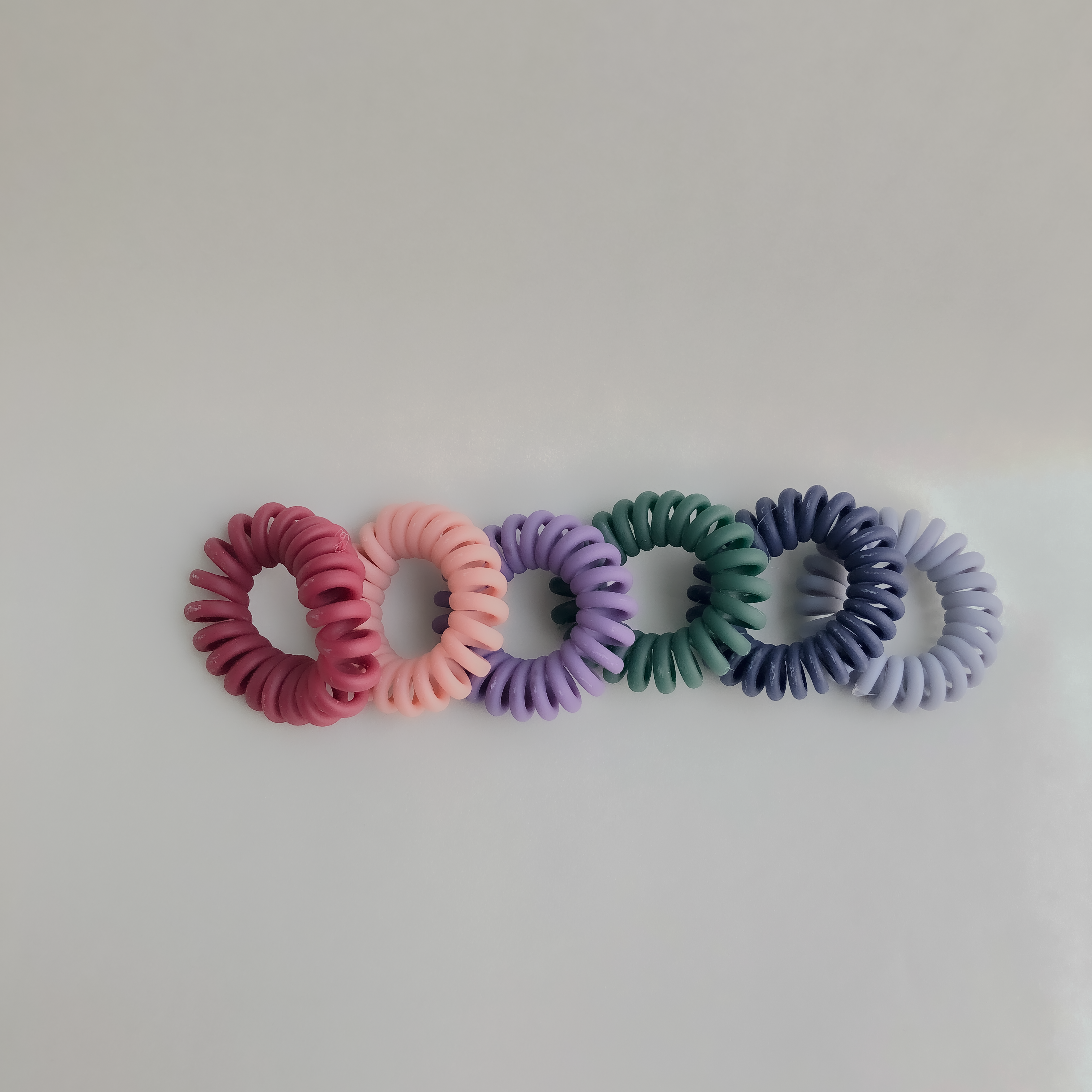 Matte Phonecord Hairties by Veronique