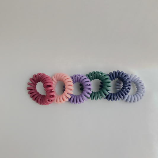 Matte Phonecord Hairties by Veronique