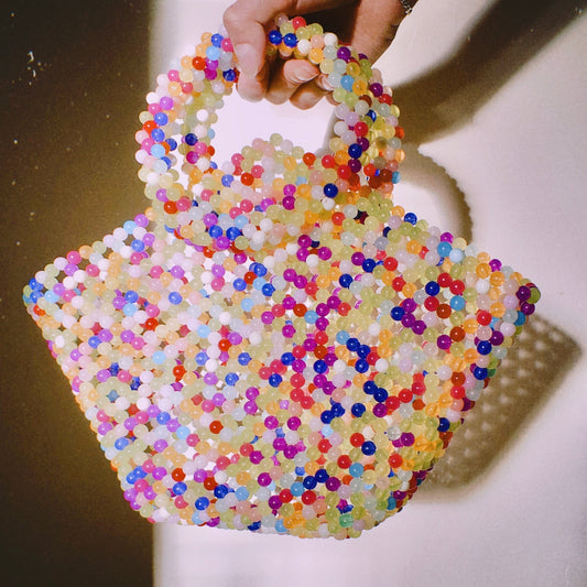 The Cyndi Beaded Shopper Bag by Veronique