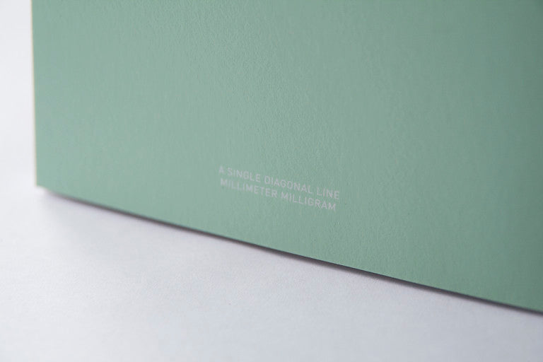 Lines notebook - Mint