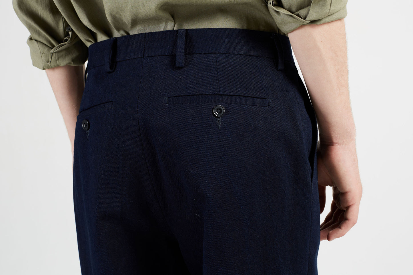 Études Studio - First Thing Indigo Trousers