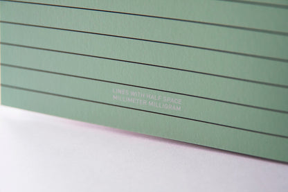 Lines notebook - Mint