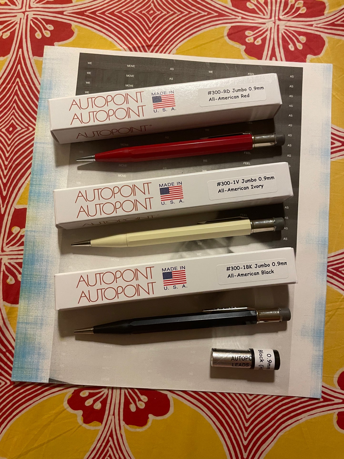 Autopoint Jumbo 0.9mm Mechanical Pencils