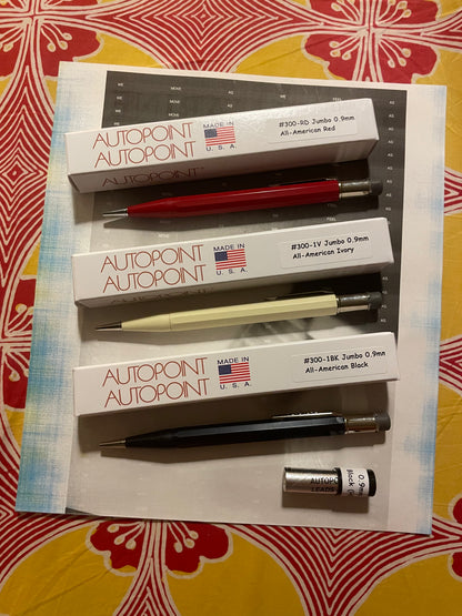 Autopoint Jumbo 0.9mm Mechanical Pencils