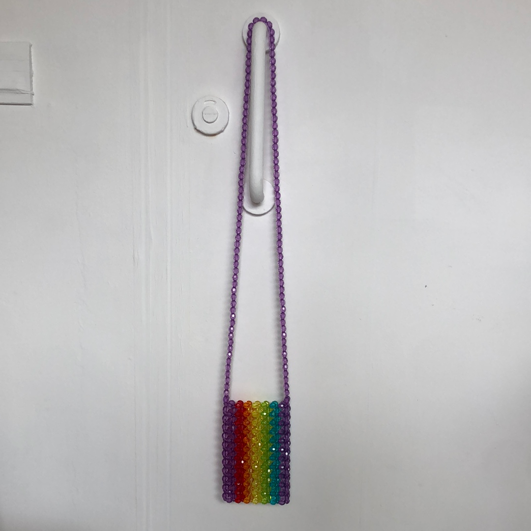 Rainbow Beaded Sling