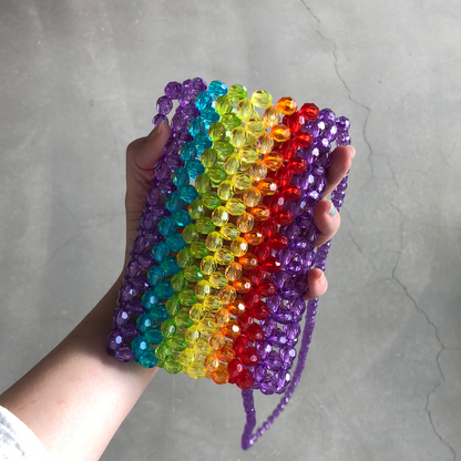 Rainbow Beaded Sling