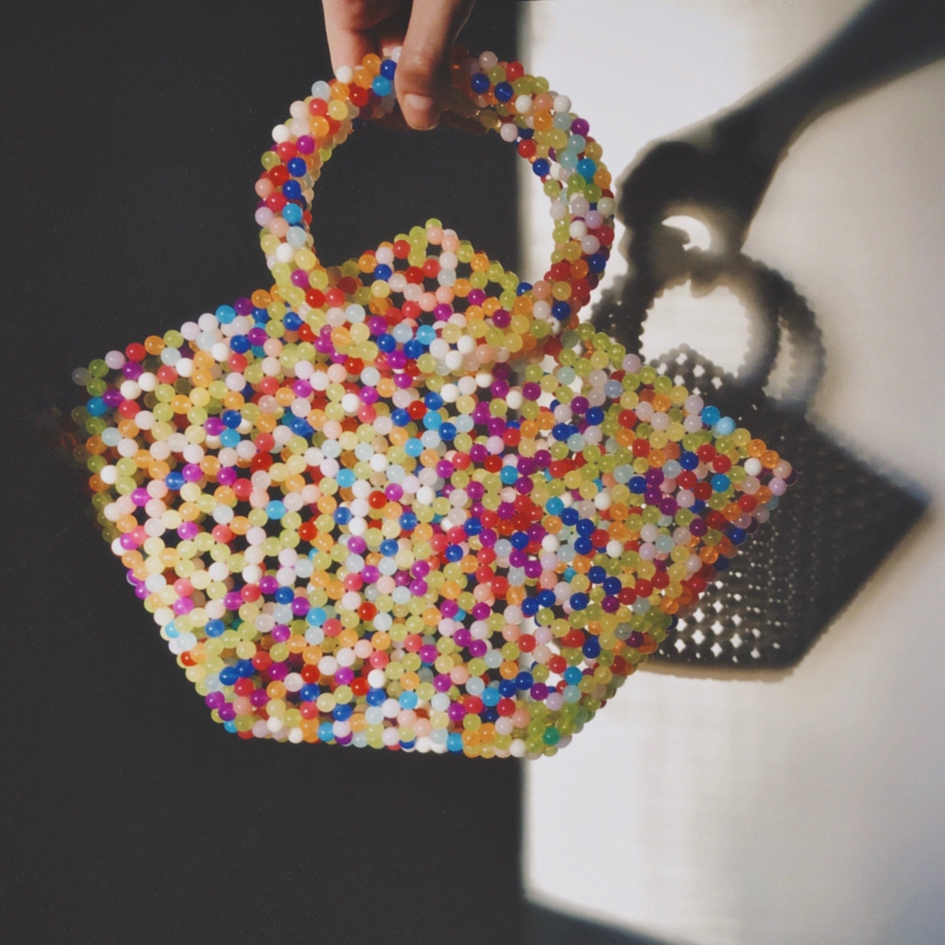 The Cyndi Beaded Shopper Bag by Veronique