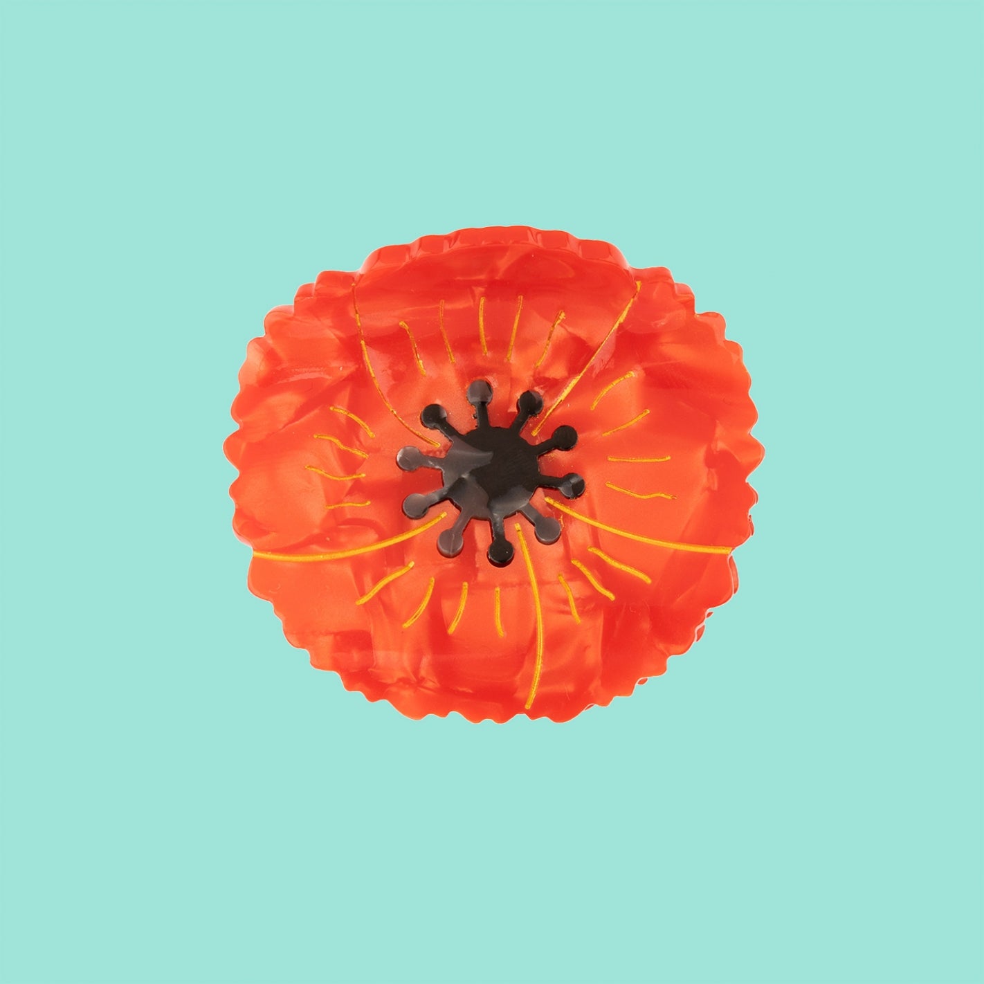 Poppy Mini Claw Clip by Veronique