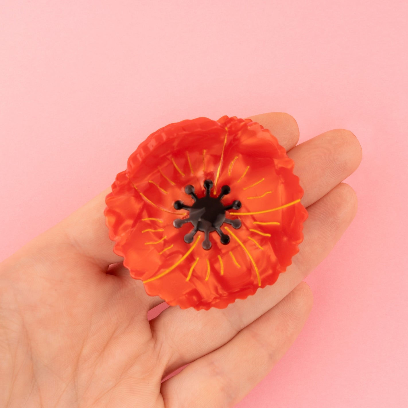 Poppy Mini Claw Clip by Veronique