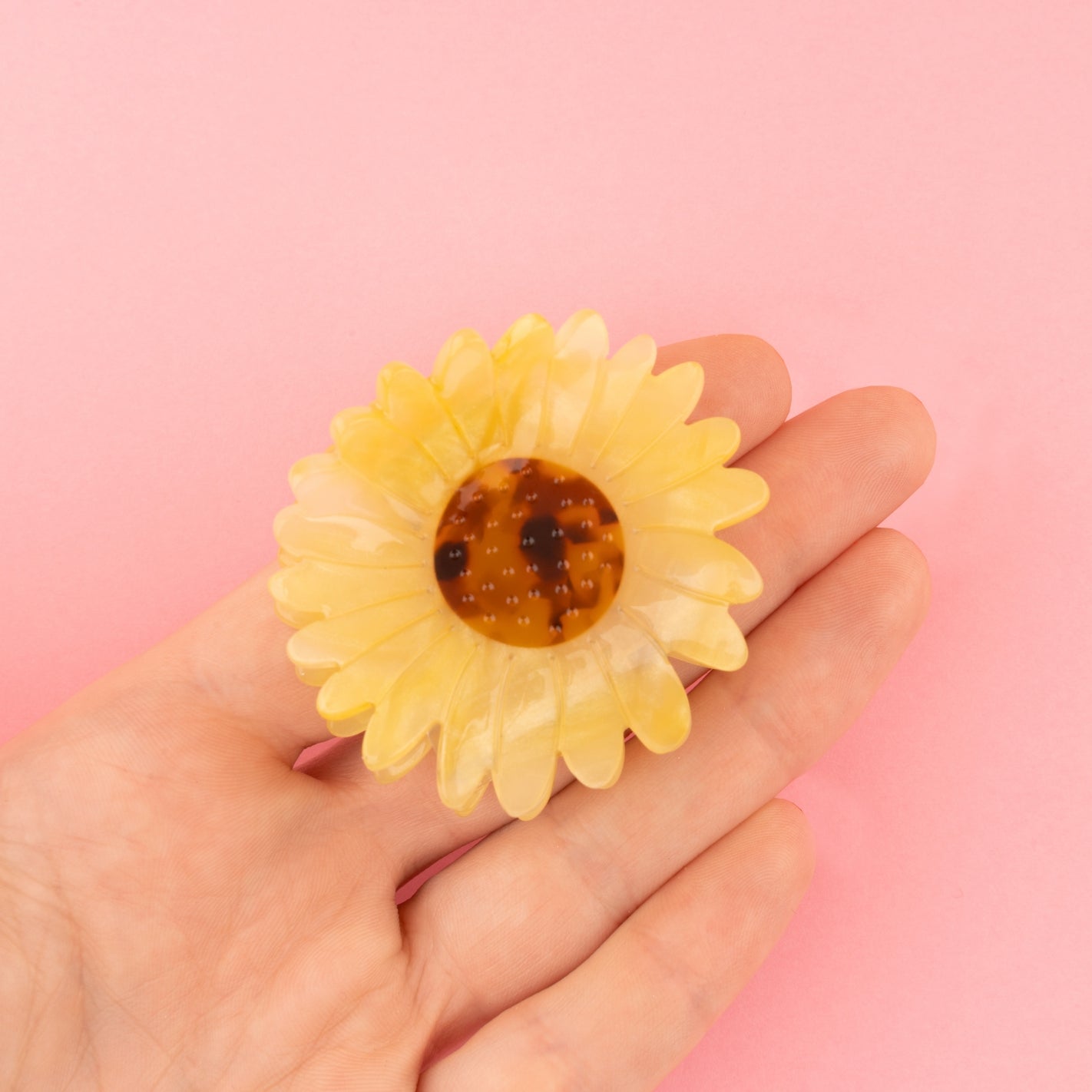 Sunflower Mini Hair Claw by Veronique