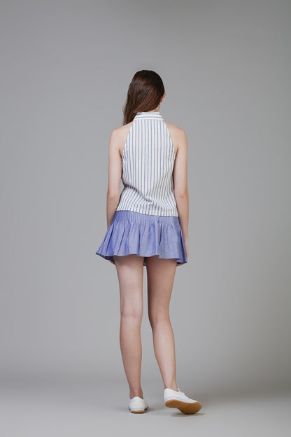 Silk-linen Mini Skirt #2B - Emporium of the Modern Man
 - 3