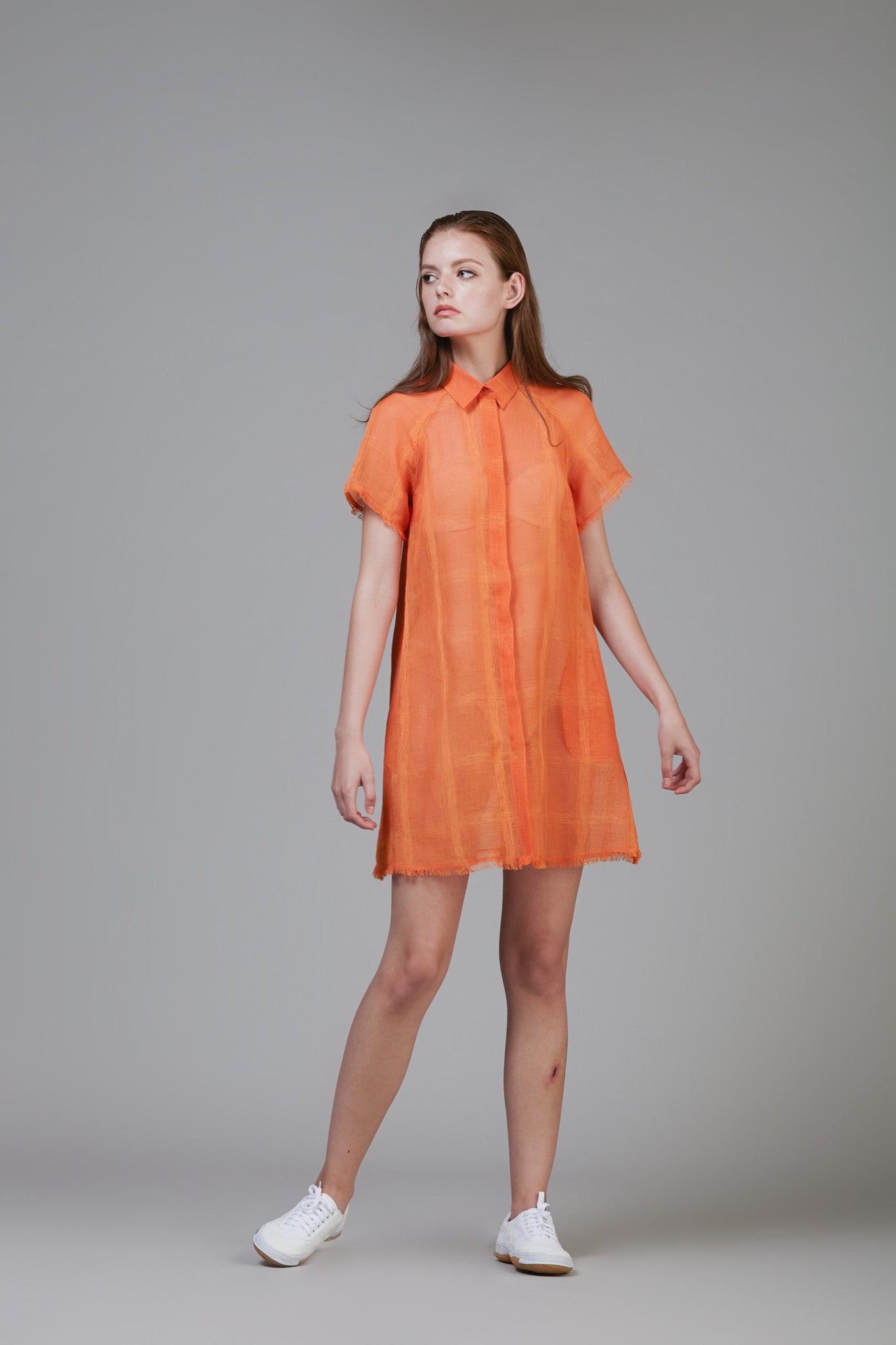 Jacquard Linen Organza Shirt Dress #43 - Emporium of the Modern Man
 - 3