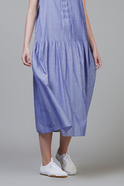 Silk-linen Maxi Slip Dress #33 - Emporium of the Modern Man
 - 5