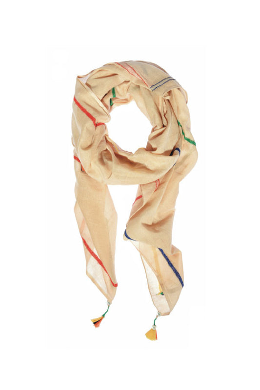 Vani Embroidered Scarf - Emporium of the Modern Man
